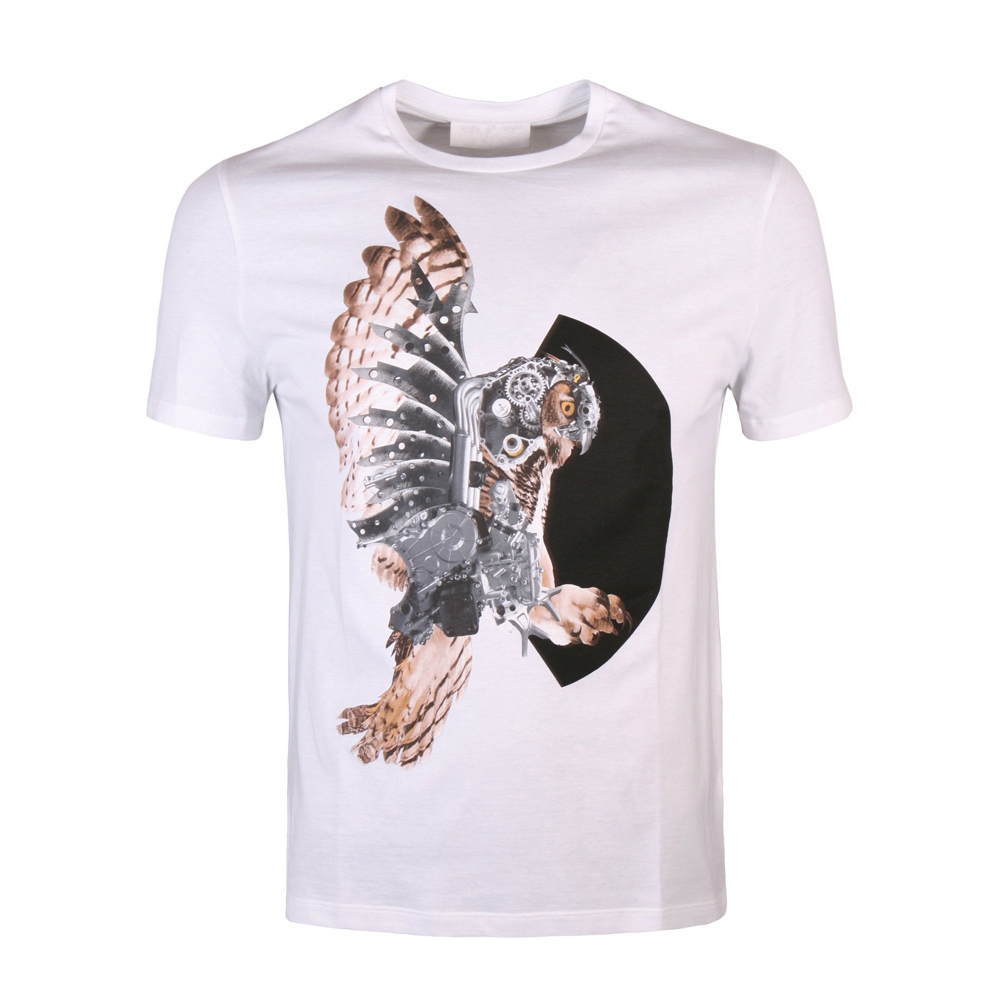 Neil Barrett Men&#39;s Eagle Print T-Shirt White