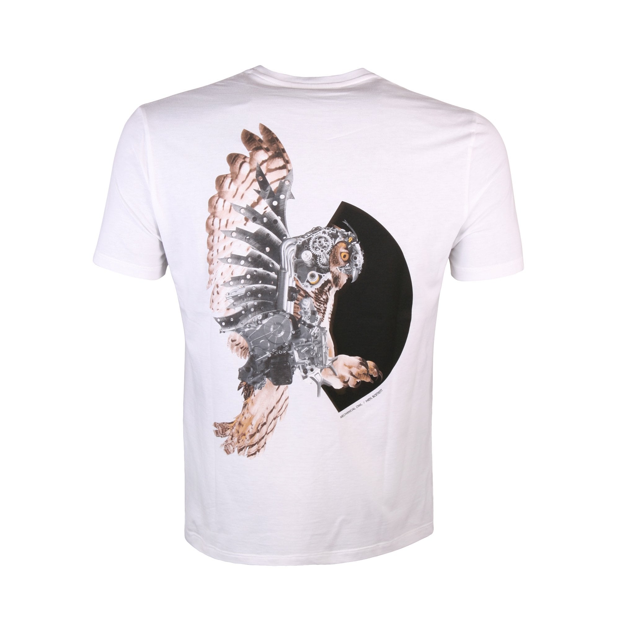Neil Barrett Men&#39;s Eagle Print T-Shirt White