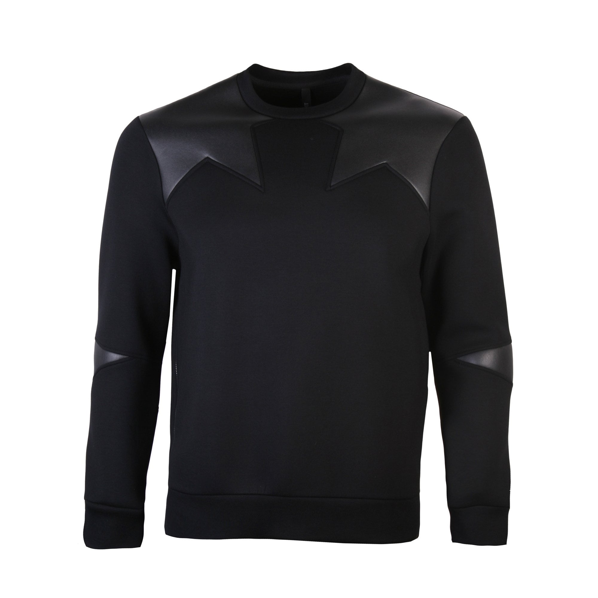 Neil Barrett Men&#39;s Star Neoprene Jumper Black
