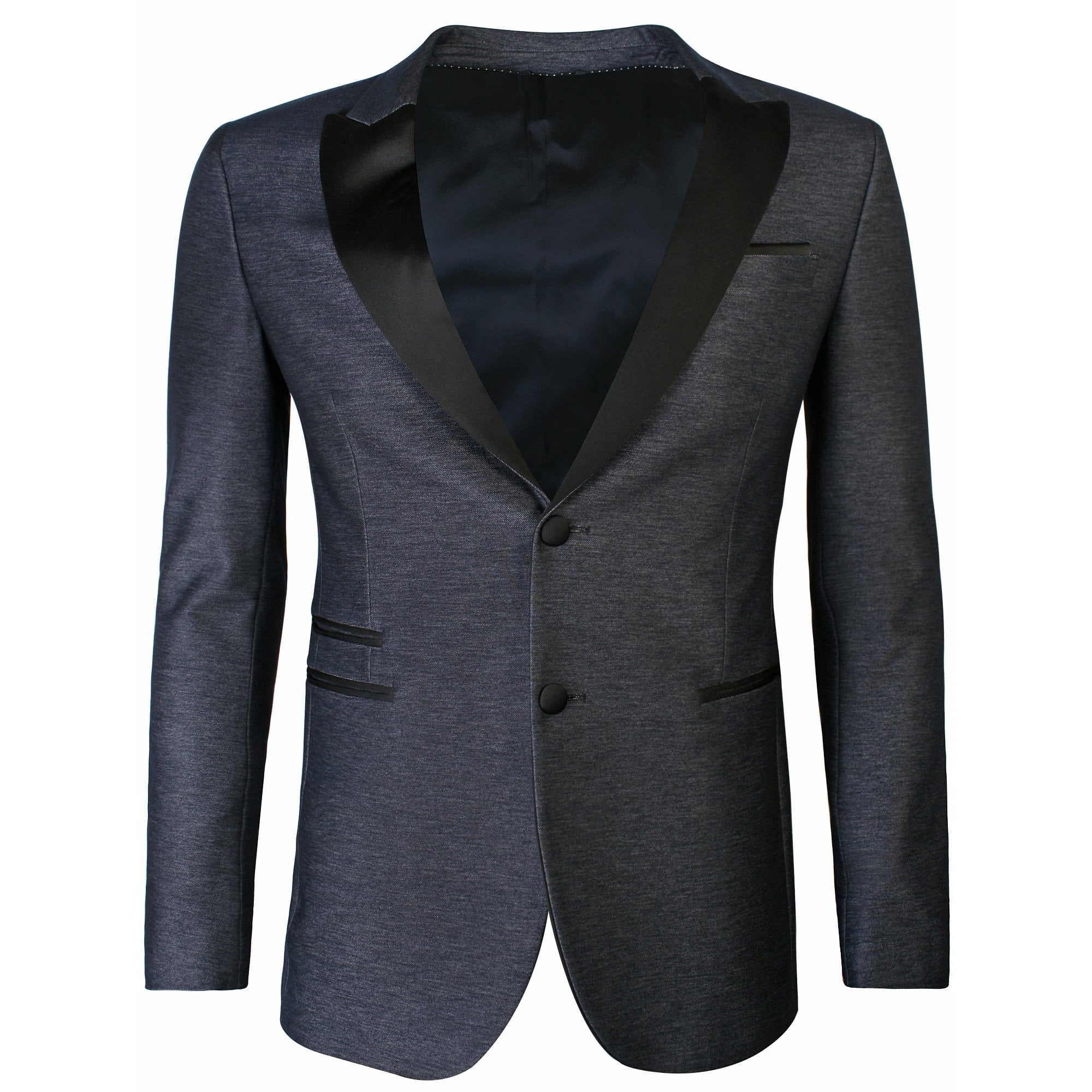 Neil Barrett Men&#39;s Contrast Lapel Blazer Navy