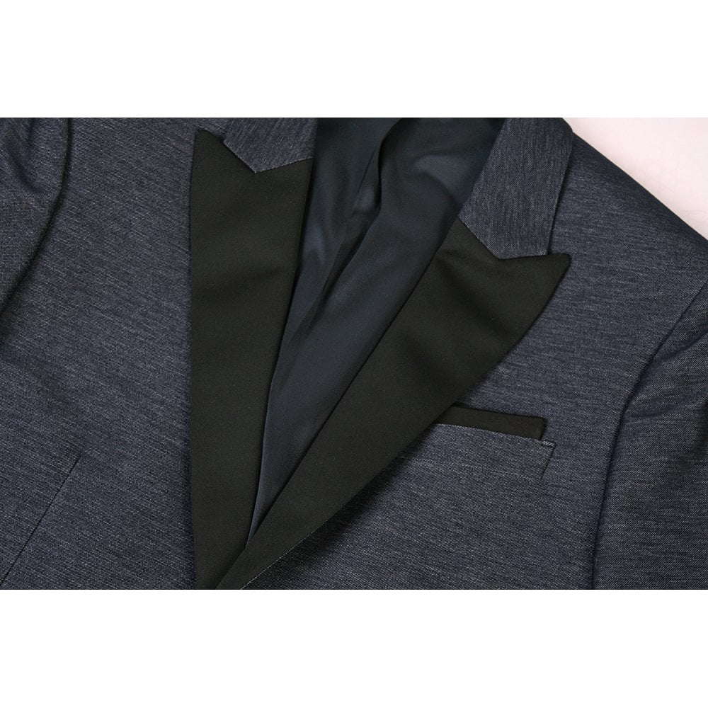 Neil Barrett Men&#39;s Contrast Lapel Blazer Navy