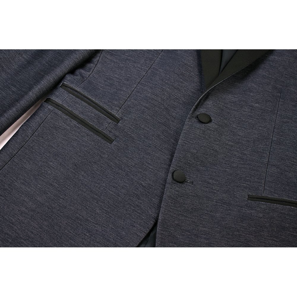 Neil Barrett Men&#39;s Contrast Lapel Blazer Navy