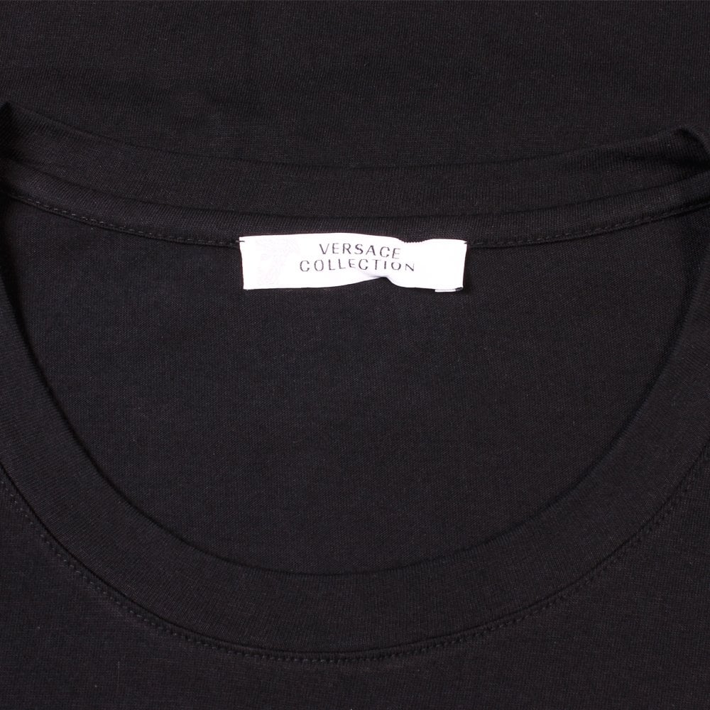 Versace Collection Men&#39;s Half Medusa T-Shirt Black