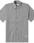 Maison Margiela Men's Patterned Short Sleeve Shirt Grey