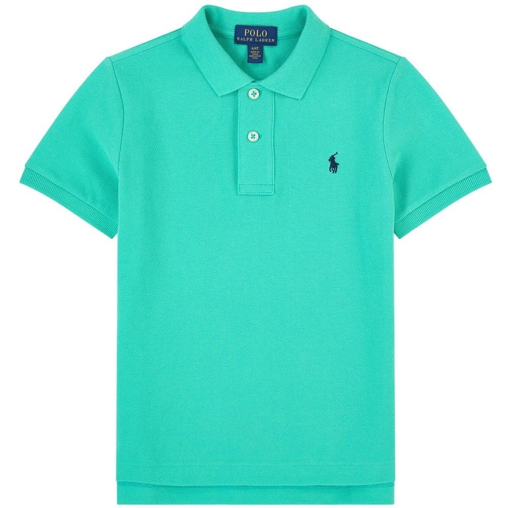 Ralph Lauren Boy&#39;s Logo Polo Shirt Green