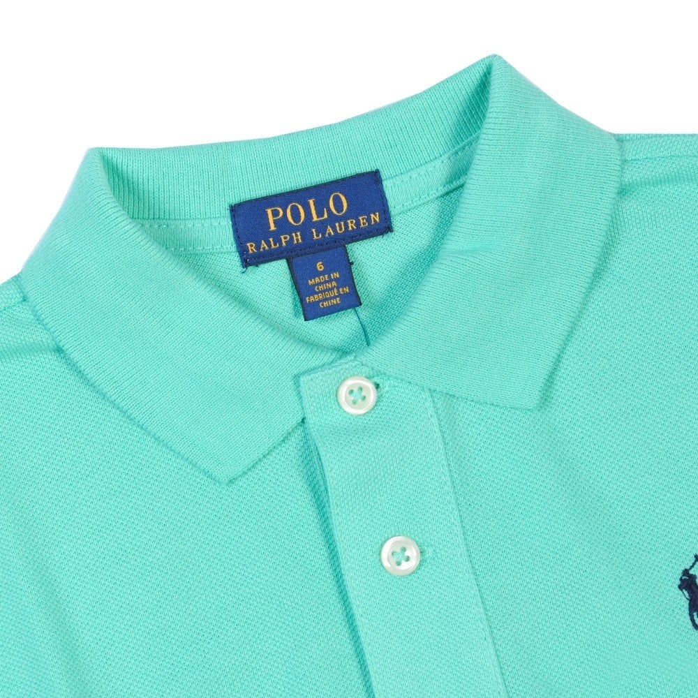 Ralph Lauren Boy&#39;s Logo Polo Shirt Green