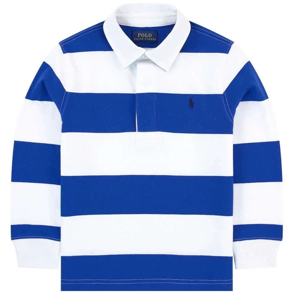 Ralph Lauren Boy&#39;s Long Sleeve Polo Shirt Blue