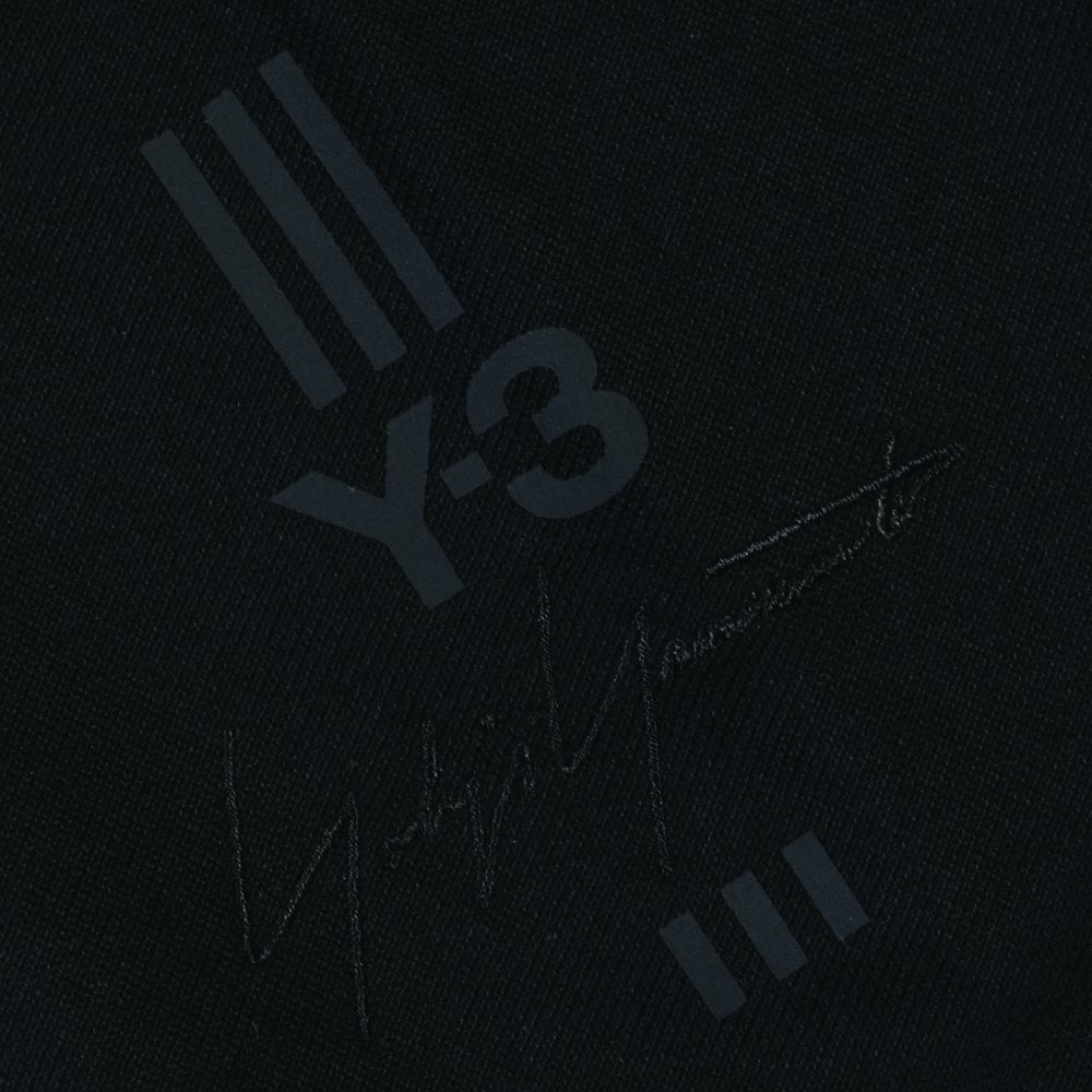Y-3 Men&#39;s Arm Logo Sweatshirt Black