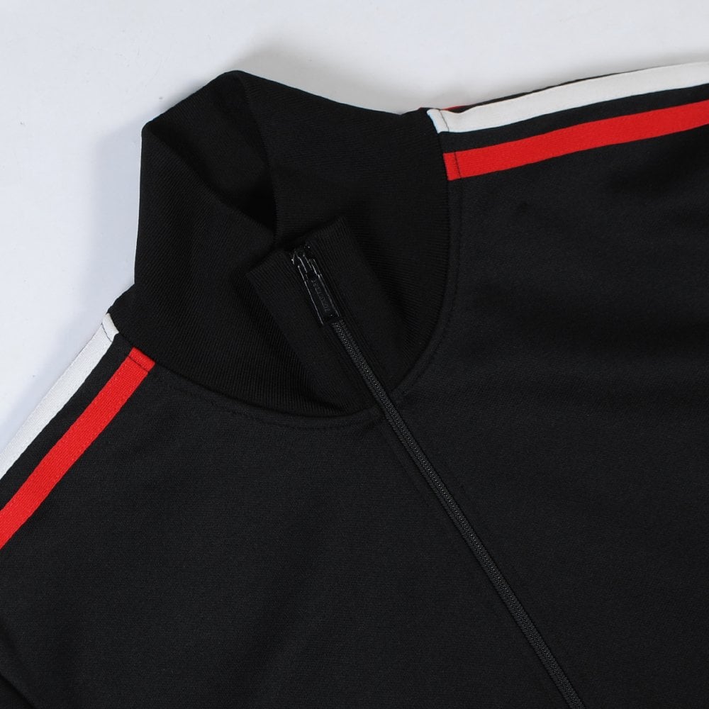 Dsquared2 Men&#39;s Arm Stripe Zip Top Black
