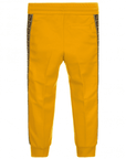 Fendi Boys Logo Sweat Trousers Yellow