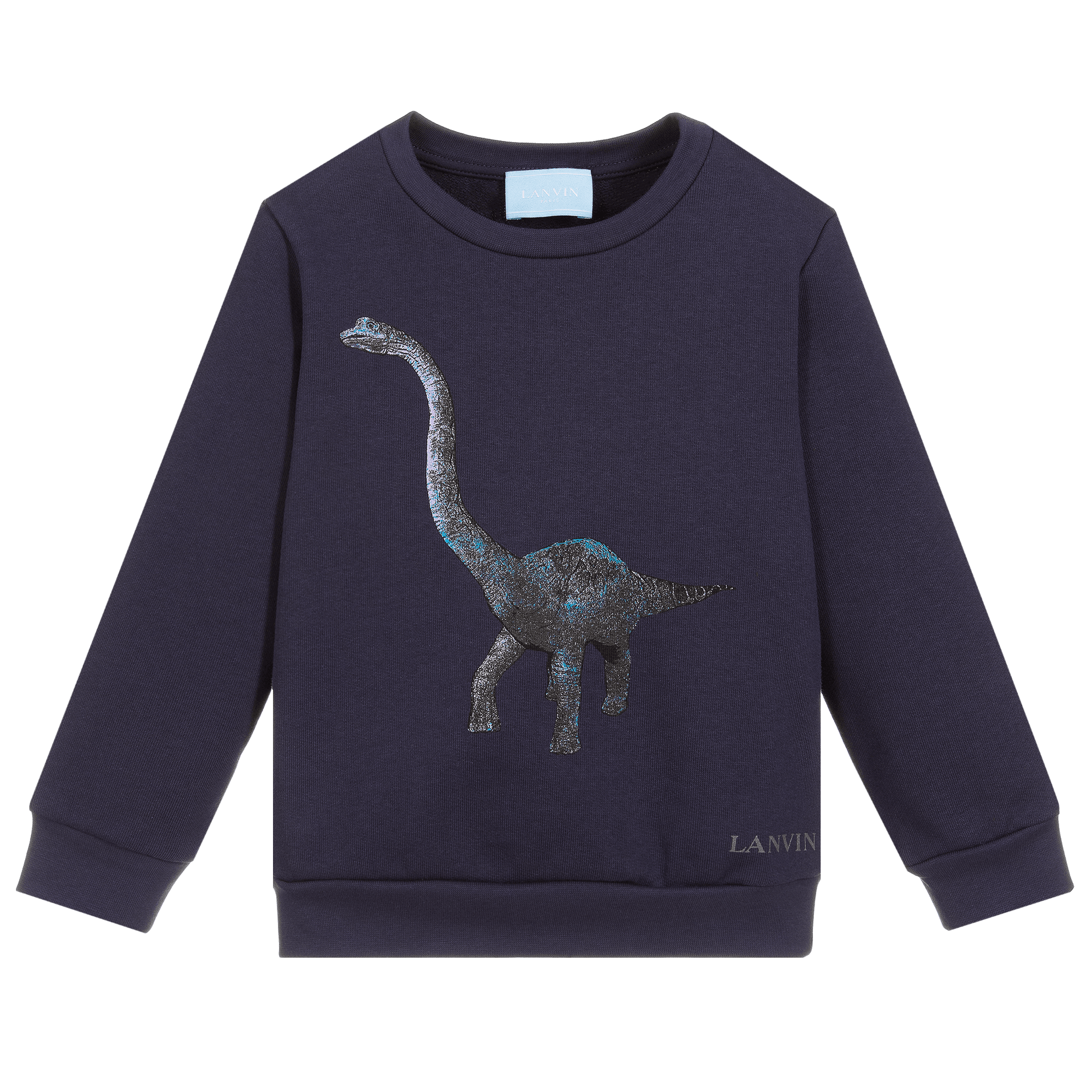 Lanvin Boys Dinosaur Sweatshirt Navy