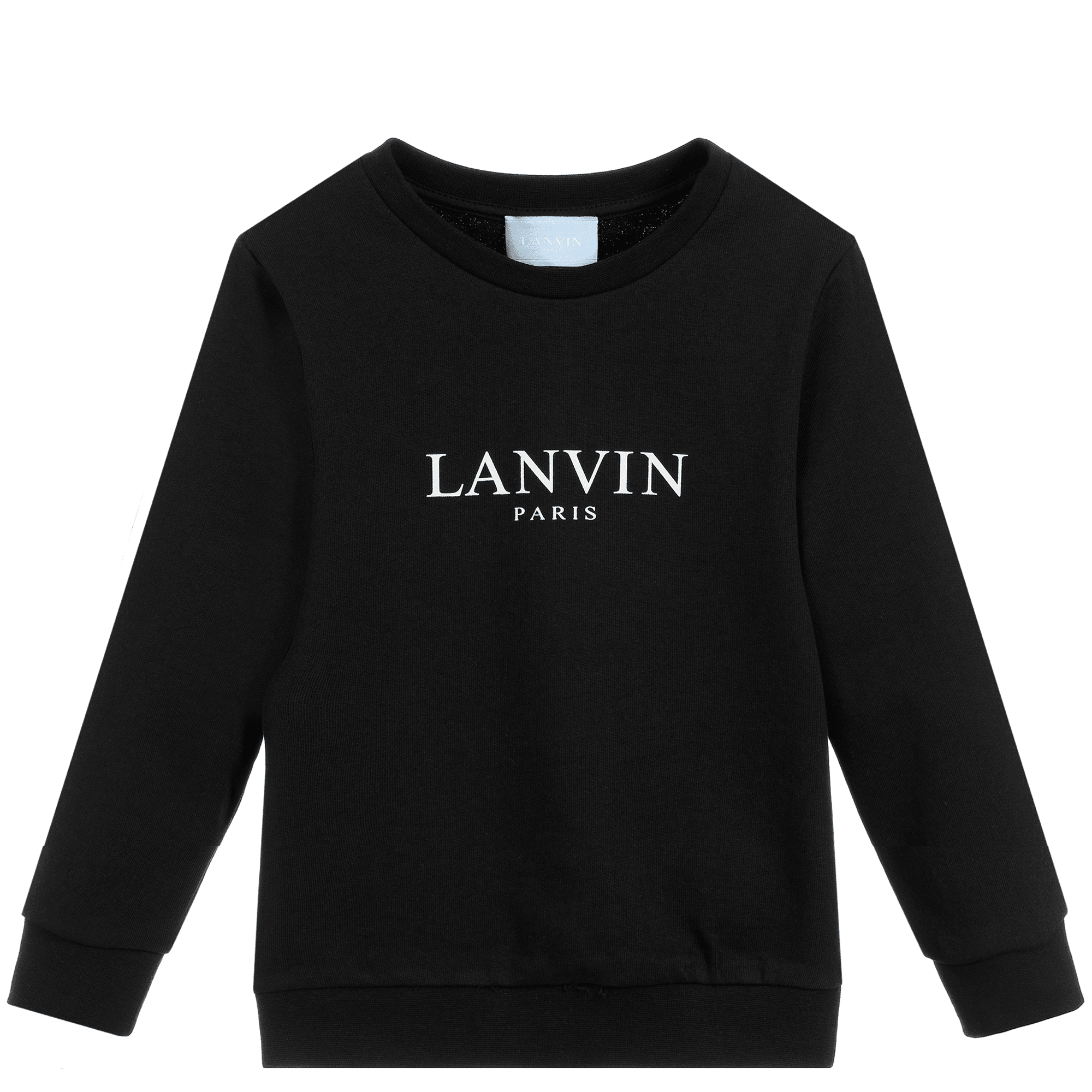 Lanvin Boys Logo Sweatshirt Black