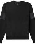 Neil Barrett Men's Neoprene Panelled Sweatshirt Black