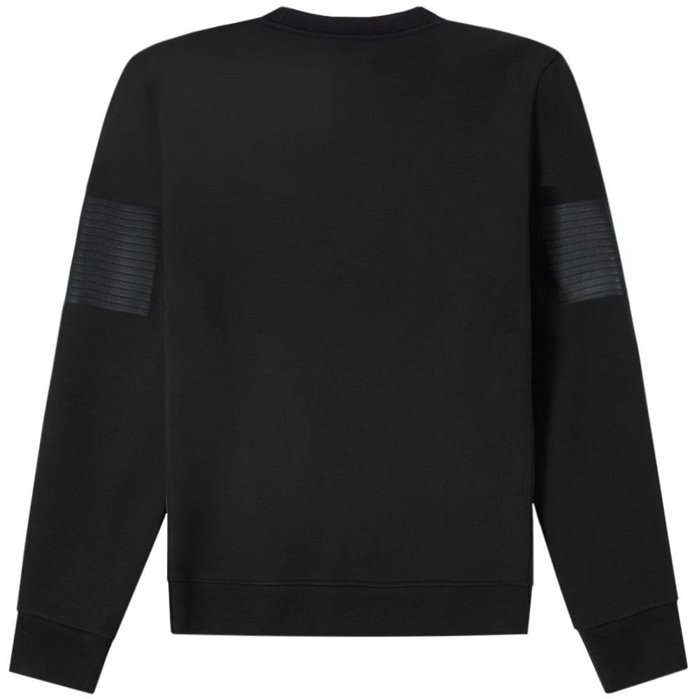 Neil Barrett Men&#39;s Neoprene Panelled Sweatshirt Black