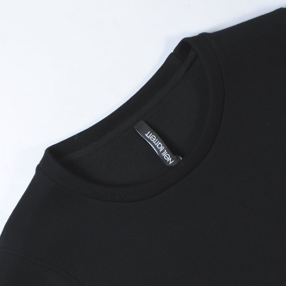 Neil Barrett Men&#39;s Neoprene Panelled Sweatshirt Black