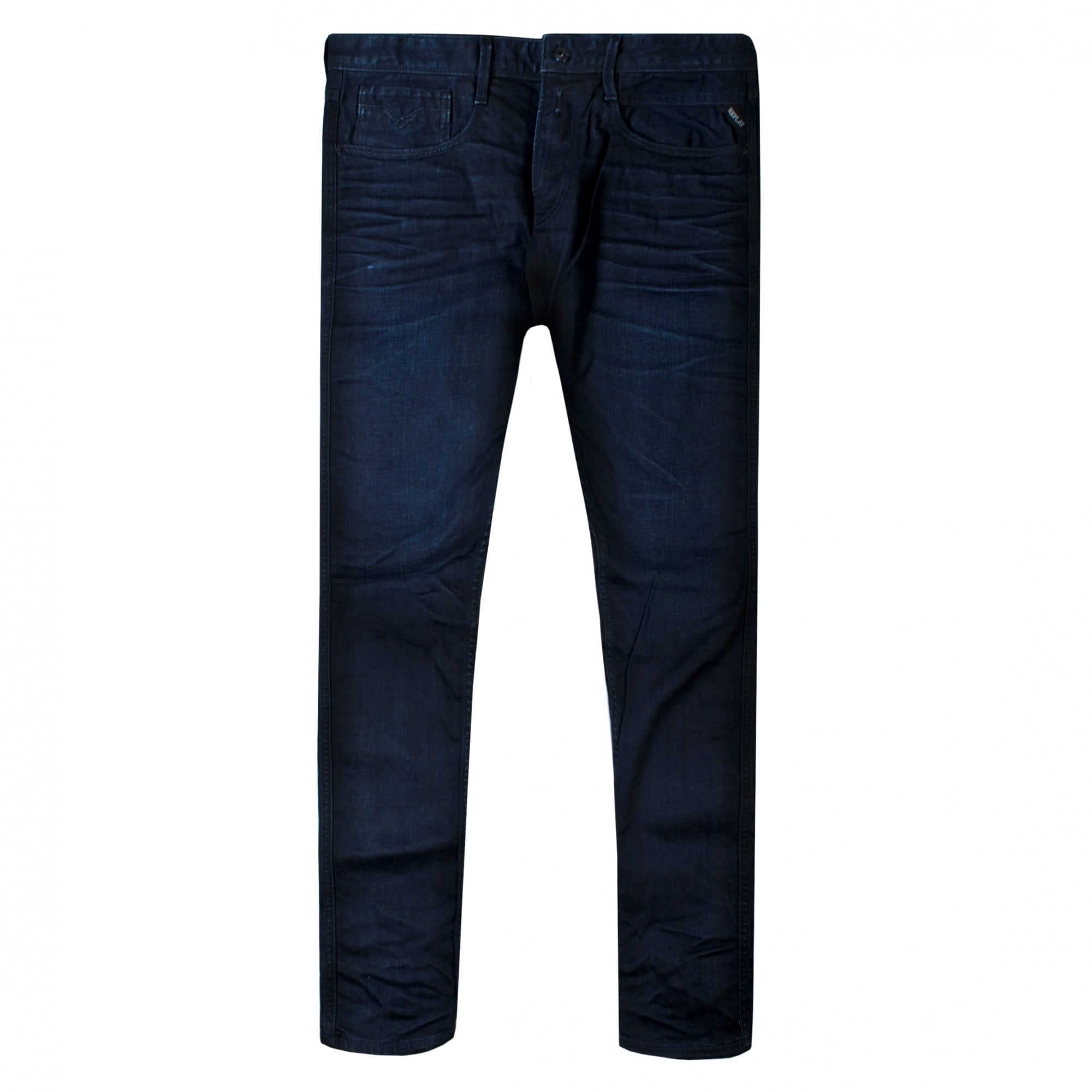 Replay Men&#39;s Anbass Denim Jeans Navy