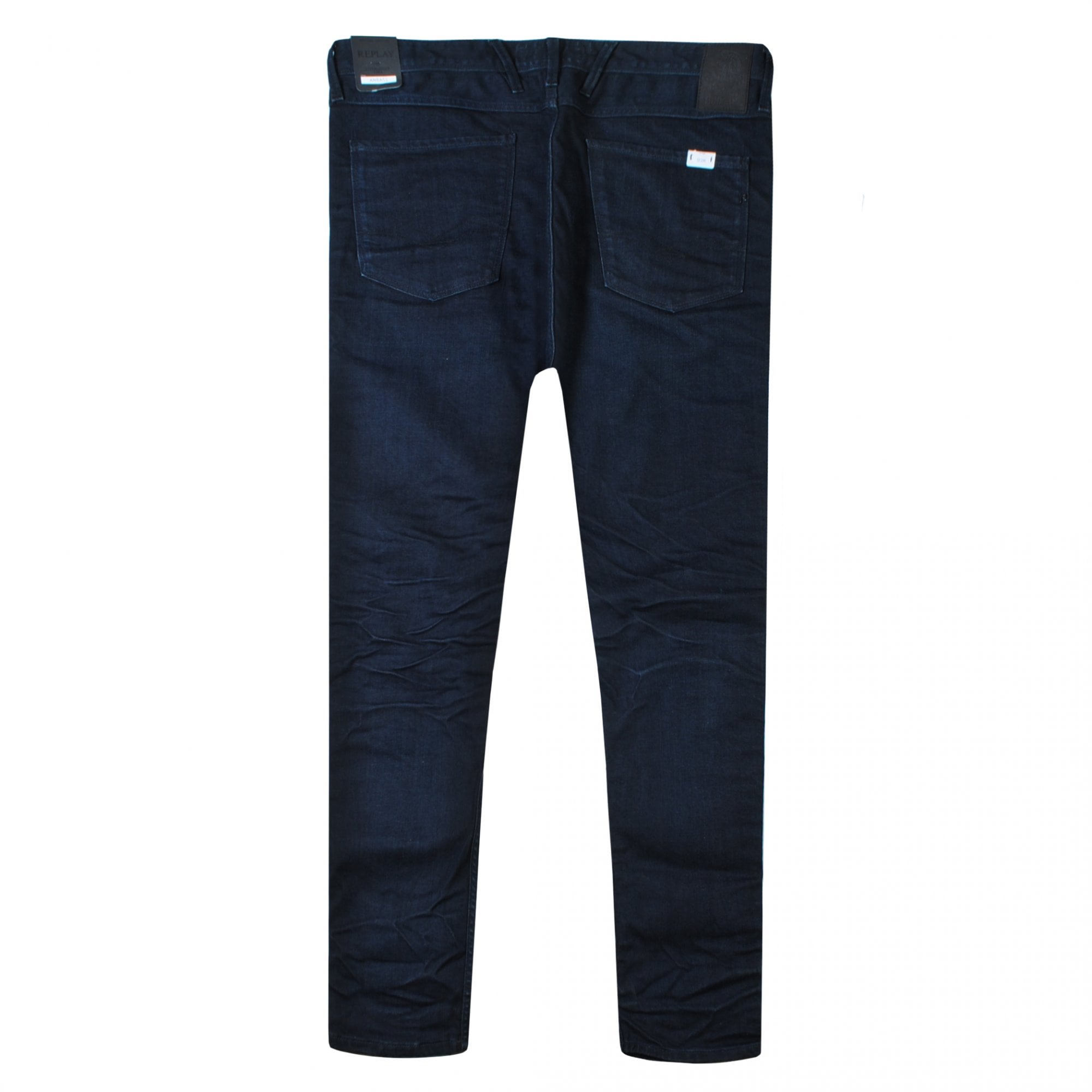Replay Men&#39;s Anbass Denim Jeans Navy