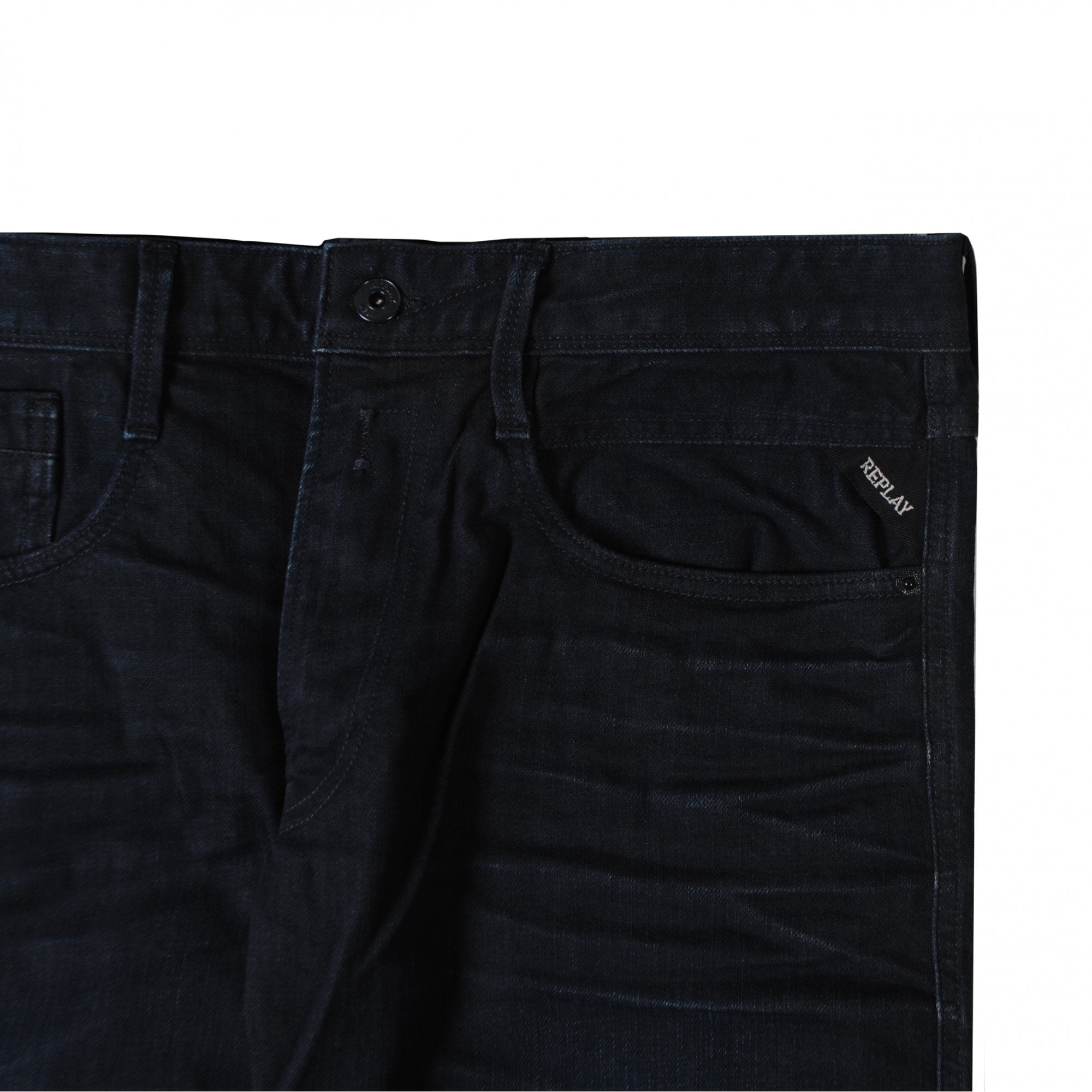 Replay Men&#39;s Anbass Denim Jeans Navy