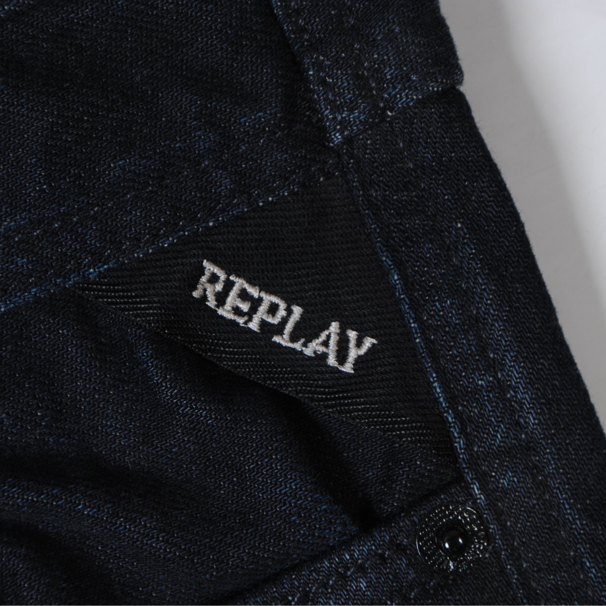 Replay Men&#39;s Anbass Denim Jeans Navy