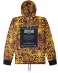 Versace Jeans Couture Men's Pattern Logo Hoodie Multi-Coloured