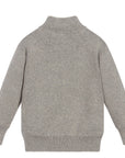 Ralph Lauren Boy's Knit Zip-Up Cardigan Grey