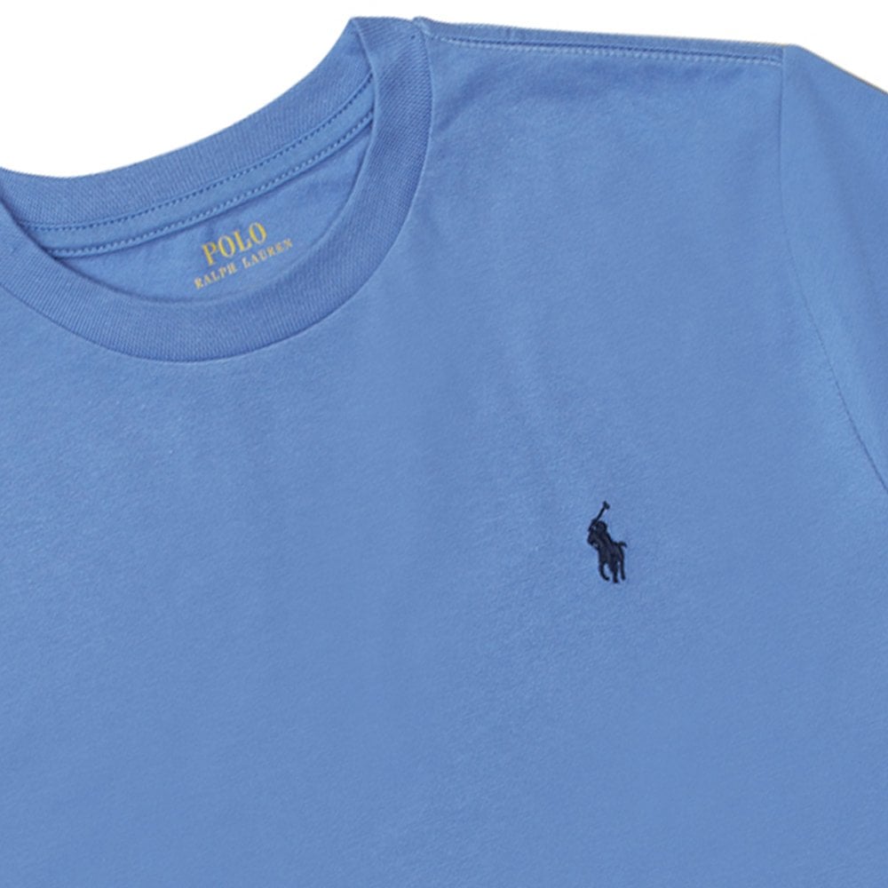Ralph Lauren Boy&#39;s Logo T-Shirt Blue