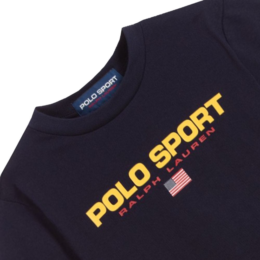 Ralph Lauren Boy&#39;s Polo Sport T-Shirt Navy