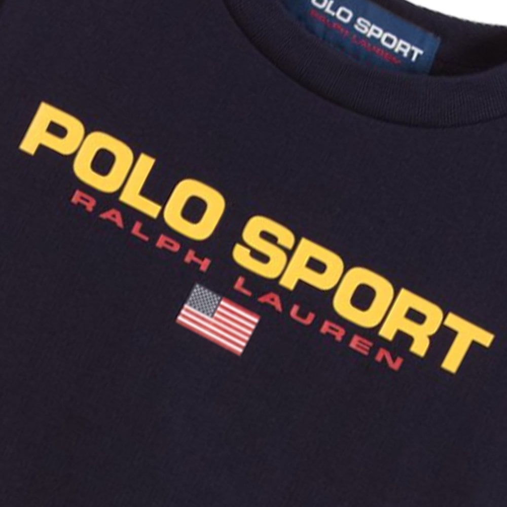 Ralph Lauren Boy&#39;s Polo Sport T-Shirt Navy