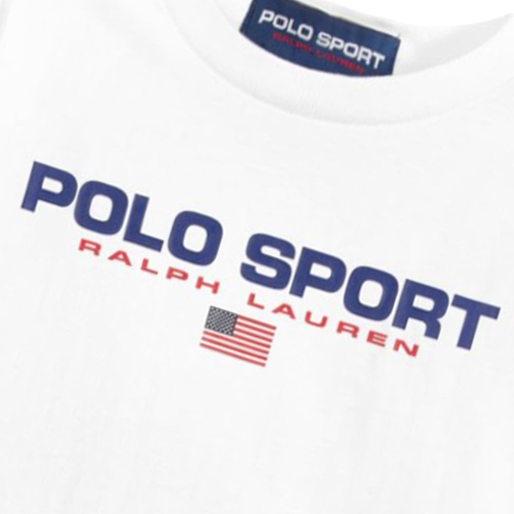 Ralph Lauren Boy&#39;s Polo Sport T-Shirt White