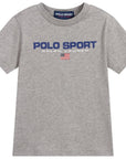 Ralph Lauren Boy's Polo Sport T-Shirt Grey
