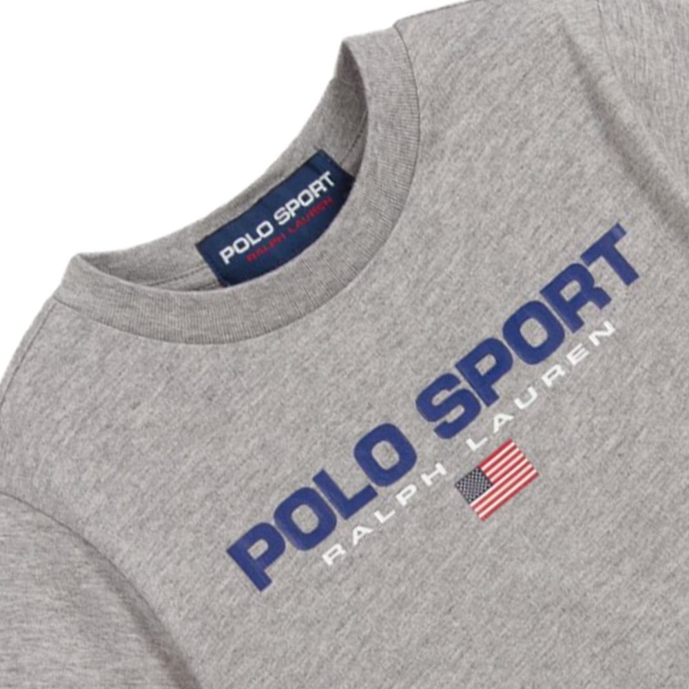 Ralph Lauren Boy&#39;s Polo Sport T-Shirt Grey