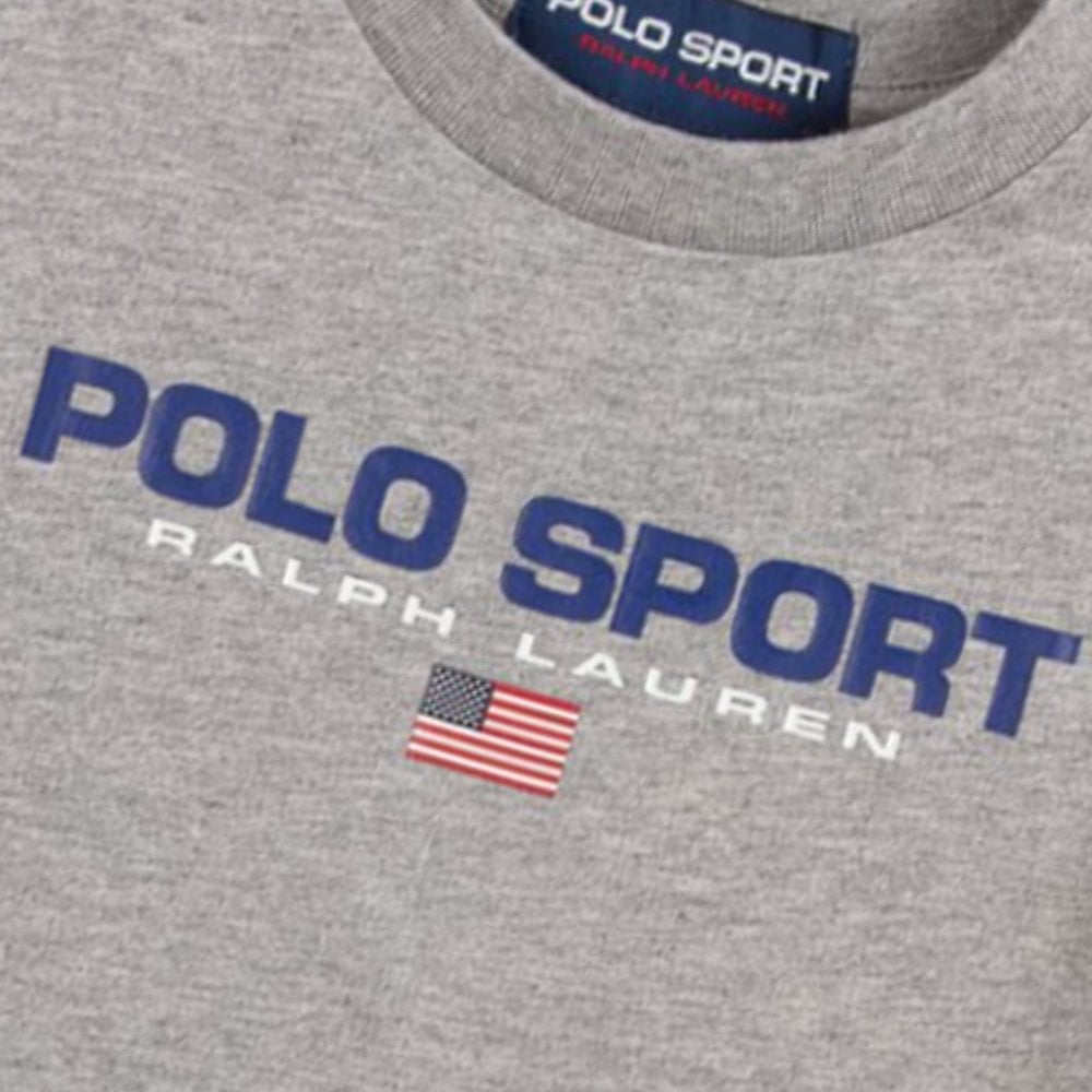 Ralph Lauren Boy&#39;s Polo Sport T-Shirt Grey