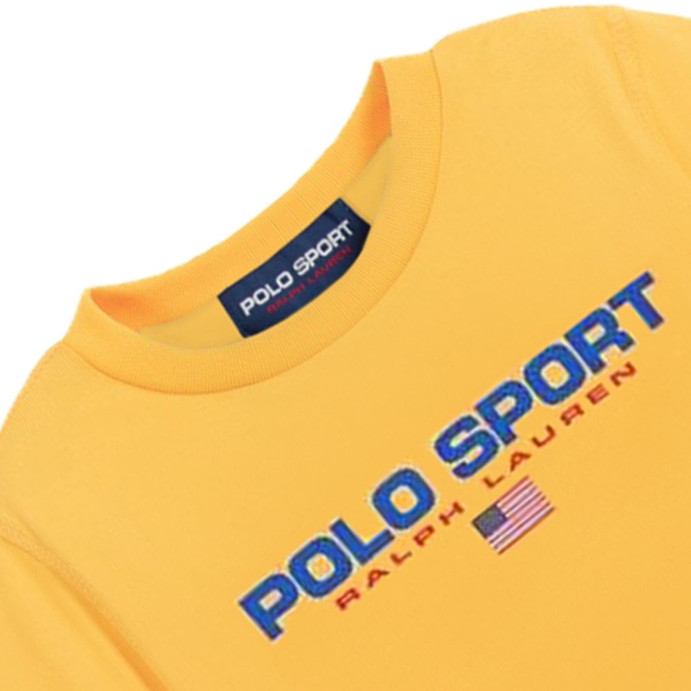 Ralph Lauren Boy&#39;s Polo Sport T-Shirt Yellow