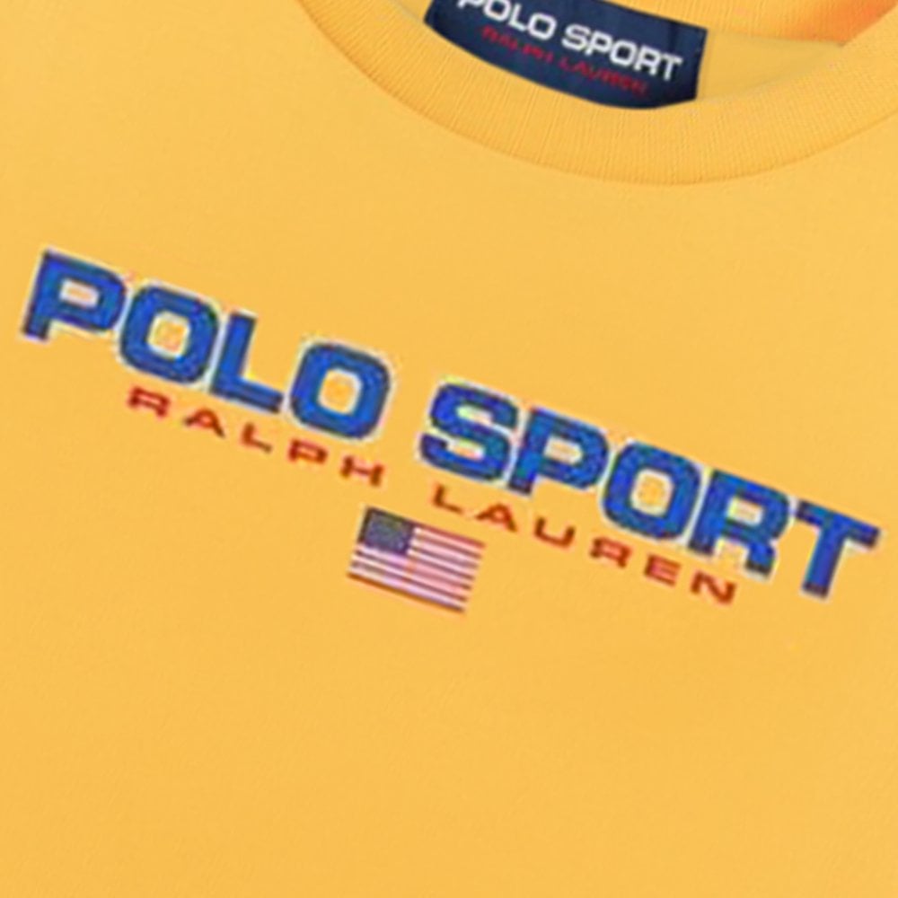Ralph Lauren Boy&#39;s Polo Sport T-Shirt Yellow