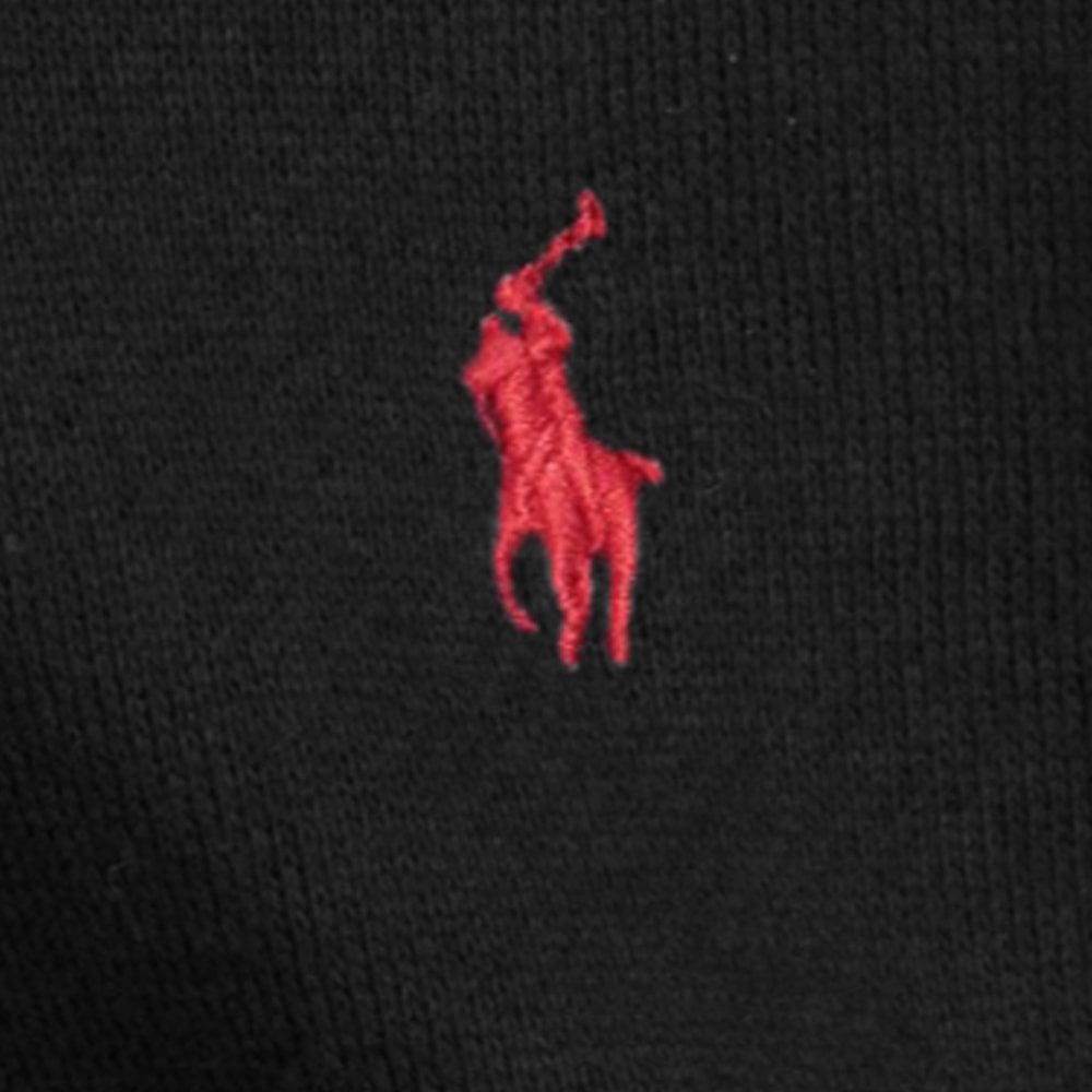 Ralph Lauren Boy&#39;s Polo Logo Hoodie Black