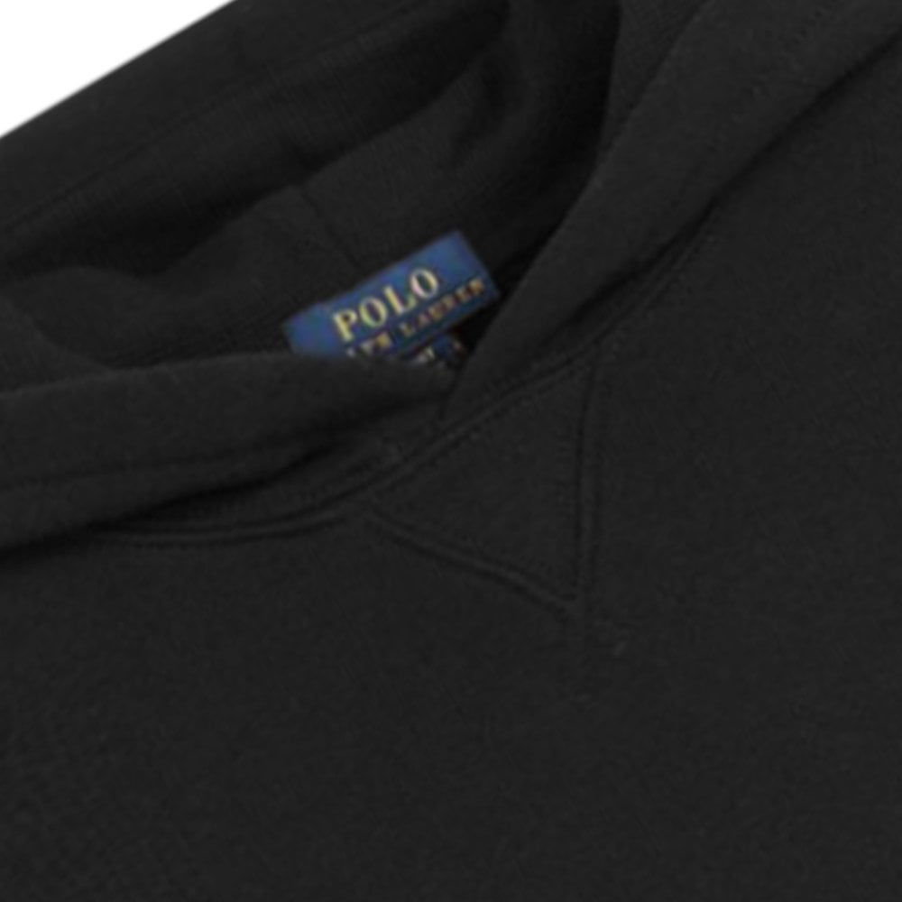 Ralph Lauren Boy&#39;s Polo Logo Hoodie Black