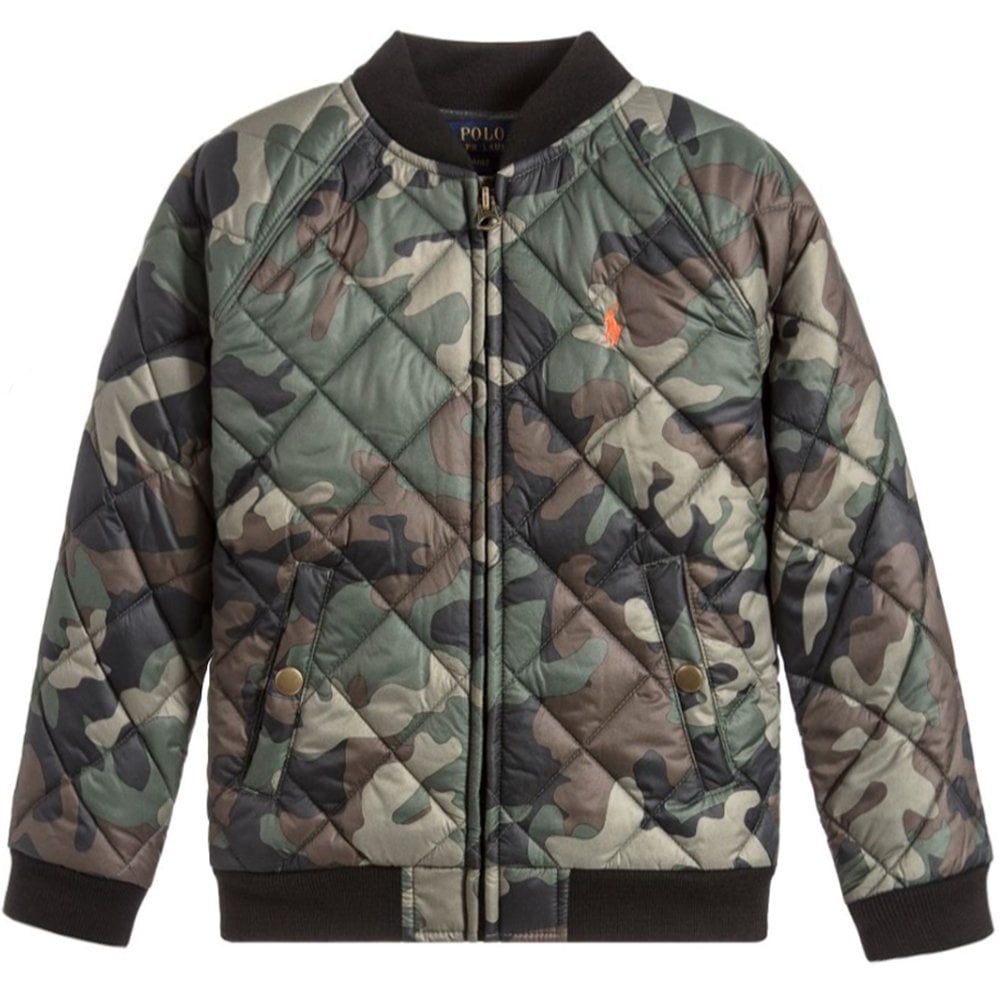Ralph Lauren Boy&#39;s Camo Print Jacket Multi-Coloured