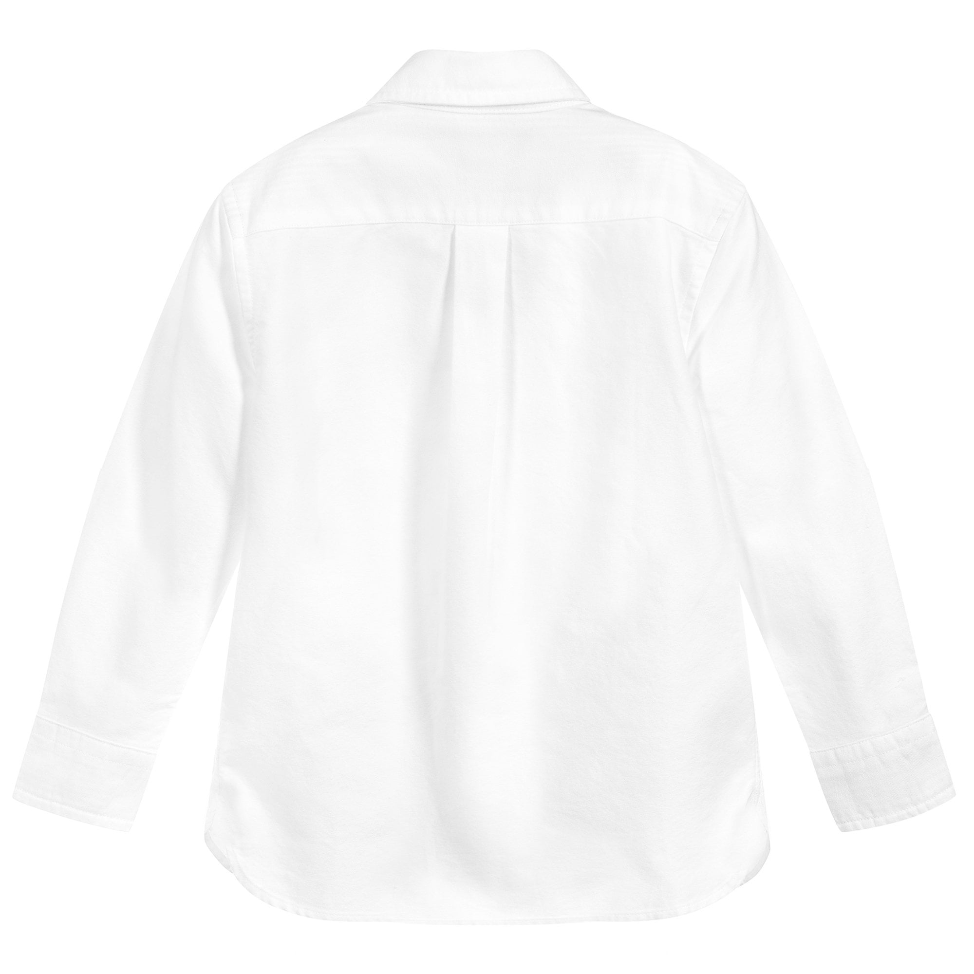 Ralph Lauren Boy&#39;s Oxford Pony Shirt White