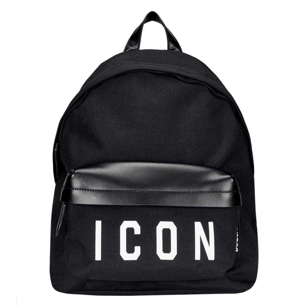 Dsquared2 Men&#39;s Nylon ICON Backpack Black