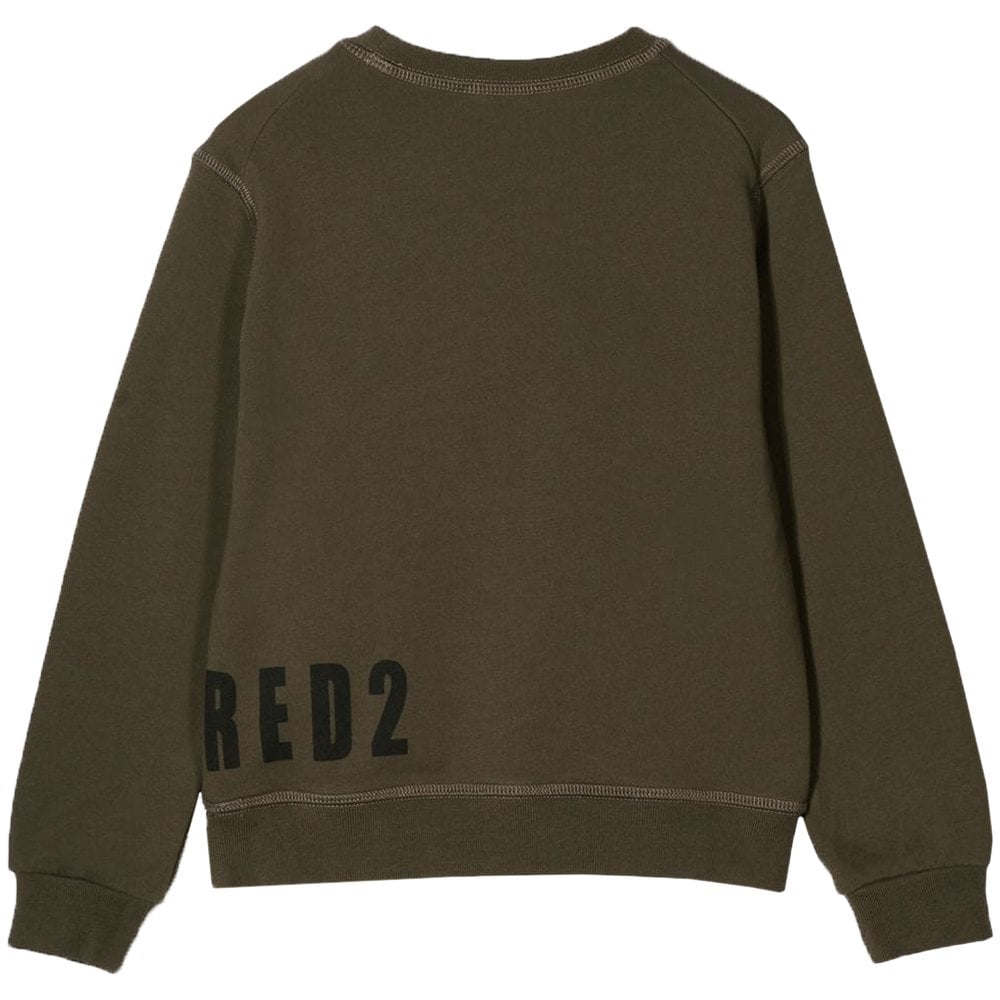 Dsquared2 Boys Side Logo Sweatshirt Khaki