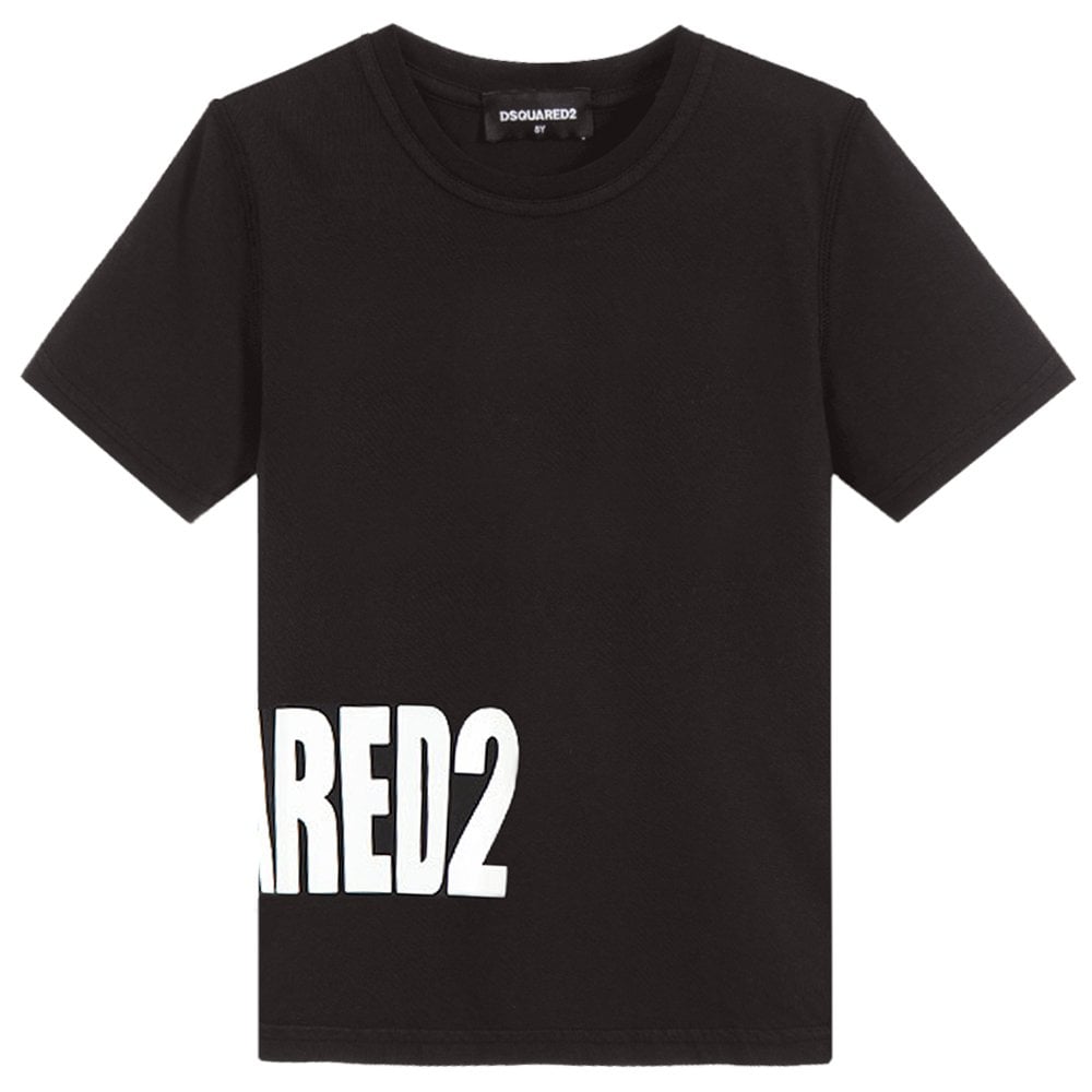 Dsquared2 Boys Side Logo T-Shirt Black