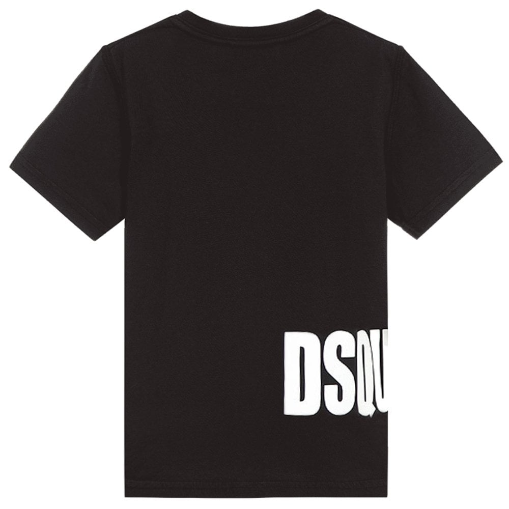 Dsquared2 Boys Side Logo T-Shirt Black