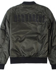 DSquared2 Boys Reverse Logo Bomber Jacket Khaki