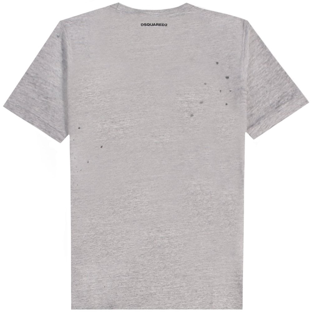 DSquared2 Men&#39;s ICON Logo T-Shirt Grey