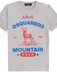 DSquared2 Men's  Mountain Crew Print T-Shirt Grey
