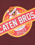 Dsquared2 Men's Caten Bros Logo T-Shirt Burgundy