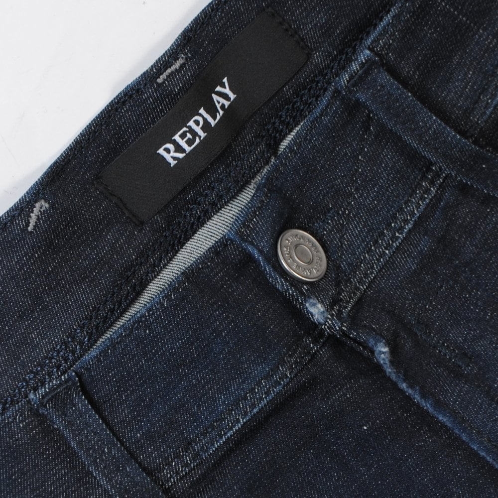 Replay Men&#39;s Hyperflex Cloud Jeans Navy