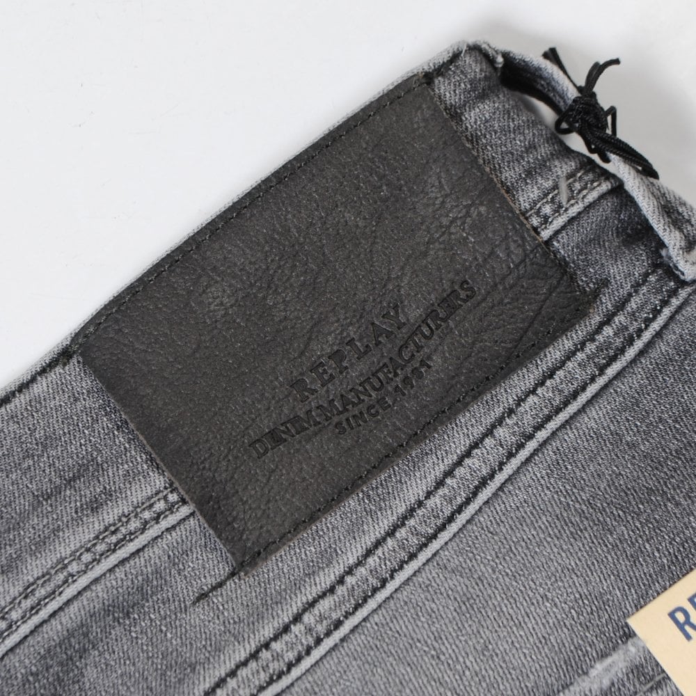 Replay Anbass Aged 10 Distressed Jeans Grey