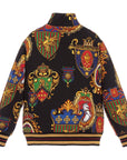 Dolce & Gabbana Boys Zip Up Graphic Jacket Black