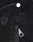 Neil Barrett Men's Regular Rise Black Jeans Black